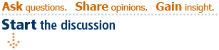 Ask questions. Share opinions. Gain insight. Start the discussion.